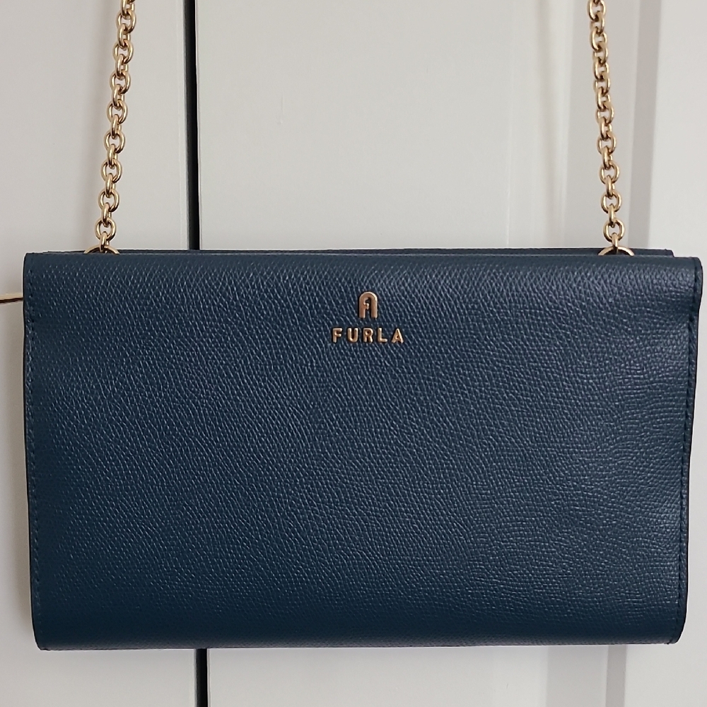 Furla Camelia Mini Leather Crossbody Bag